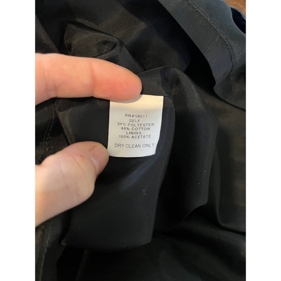 David Meister Black Jacquard Fit Flare Sweetheart Neck Cap Sleeve Dress Size 6 - Picture 4 of 7